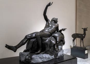 Satiro ubriaco, Villa dei Papiri, Ercolano, Museo Archeologico di Napoli, Italia