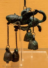 Tintinnabulum, fallo alato, Pompei, Gabinetto erotico, Museo Archeologico di Napoli