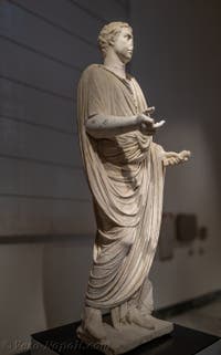Uomo in toga, Tempio di Apollo, Pompei, Museo Archeologico di Napoli, Italia