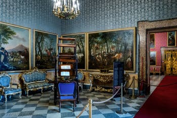 Il leggio girevole della sala del fondo del Palazzo Reale di Napoli