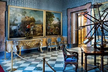 Il leggio girevole della sala del fondo del Palazzo Reale di Napoli