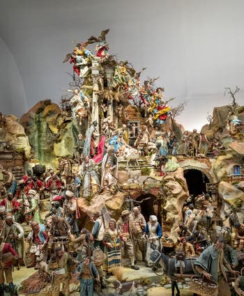Il Presepe della Cappella Palatina del Palazzo Reale di Napoli in Italia