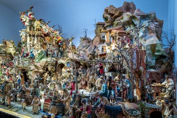 Il Presepe della Cappella Palatina del Palazzo Reale di Napoli in Italia