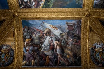Affreschi della Sala del Gran Capitano del Palazzo Reale di Napoli, opera di Battistello