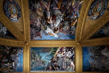 Affreschi della Sala del Gran Capitano del Palazzo Reale di Napoli, opera di Battistello