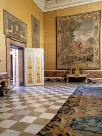 La mensa delle Guardie del Corpo del Palazzo Reale di Napoli in Italia