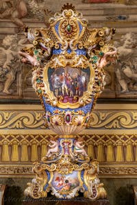 Il Salone di Ercole o Salone del Viceré del Palazzo Reale di Napoli, in Italia