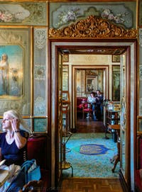 Il Café Florian, in Piazza San Marco a Venezia.