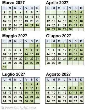 Giorni di applicazione della tassa d'ingresso a Venezia nel 2027