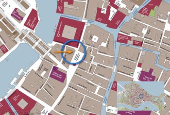Mappa di Venezia dello studio dentistico Filipppo Stefani